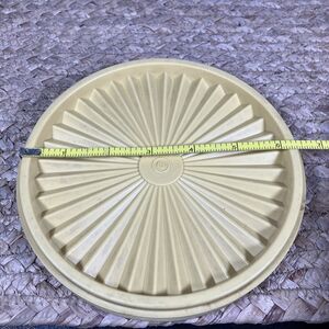 Vtg‎ Tupperware Starburst Servalier Replacement Lid Harvest Yellow 808-5